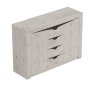 Тумба, Соренто, с 4 ящ и 2 дв/дуб бонифаций 