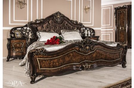 Кровать Джоконда, корень дуба,1600/1800 *2000