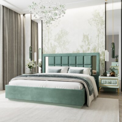 Кровать Замира 1600/1800*2000 Оливковый