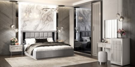 Кровать Замира 1600/1800*2000 Серый