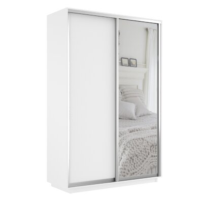 Шкаф купе с 1 зеркалом В2400*Ш1600*Гл450