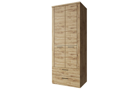 Шкаф ДОРСЕТ (DOORSET) 2DG2S. Цвет ДУБ НАВАРРА
