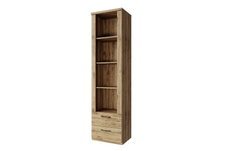 Шкаф ДОРСЕТ (DOORSET) открытый 2S4N. Цвет ДУБ НАВАРРА
