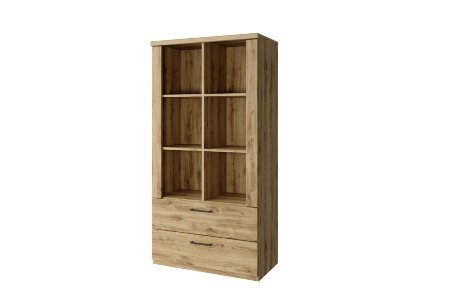 Шкаф ДОРСЕТ (DOORSET) открытый 2S6N. Цвет ДУБ НАВАРРА